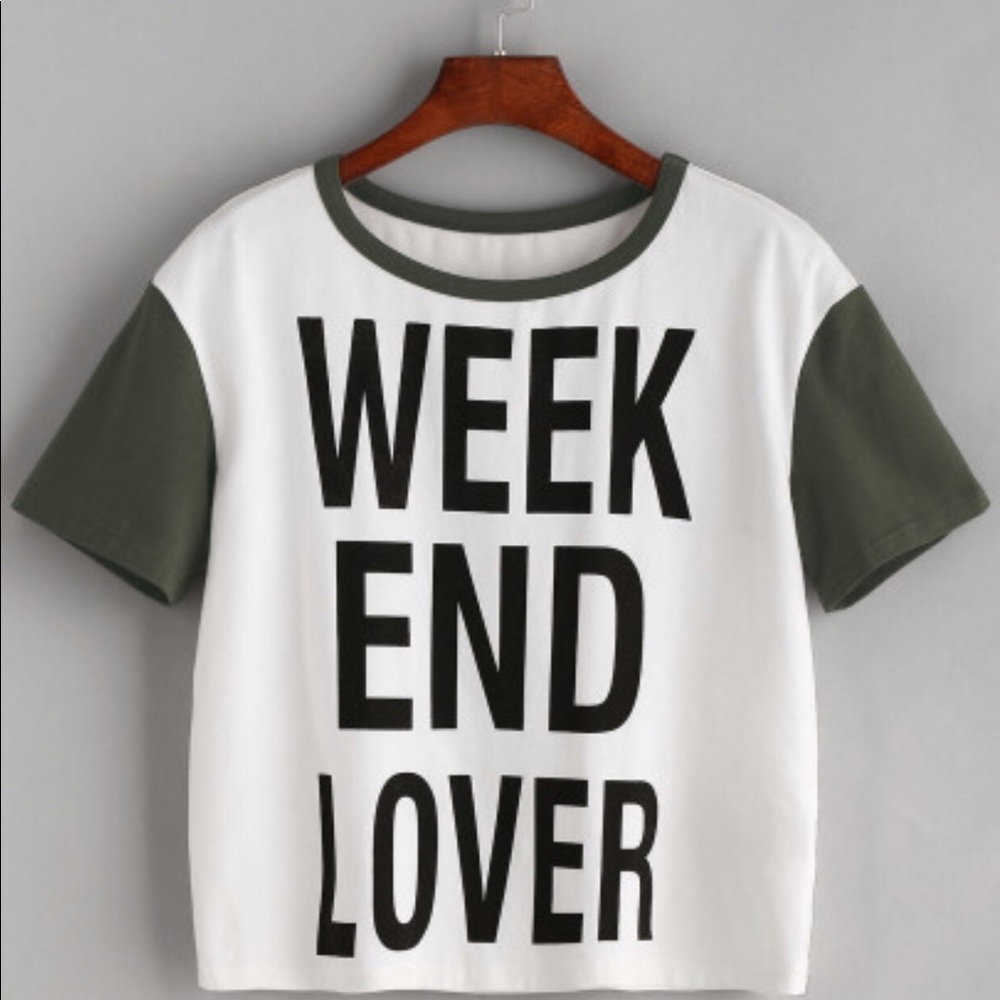 Slogan Print T-Shirt